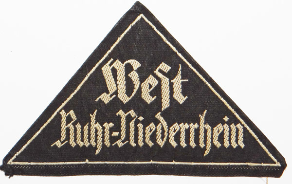 BDM "West Ruhr-Niederrhein" District Triangle