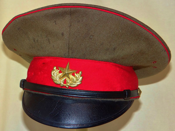 Japanese WW II Army Imperial Guard Officers Visor Hat