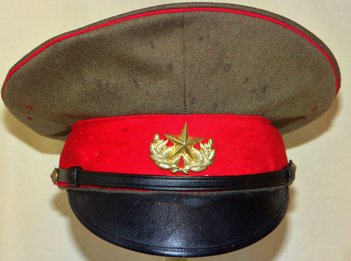 Japanese WW II Army Imperial Guard Officers Visor Hat