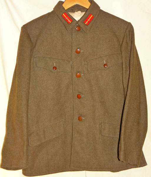 Japanese WW II Army Wool Winter Tunic