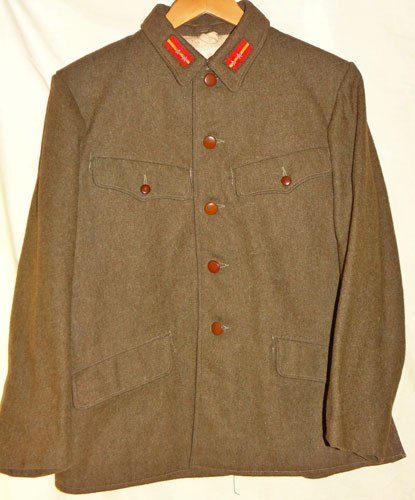 Japanese WW II Army Wool Winter Tunic