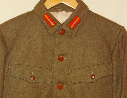 Japanese WW II Army Wool Winter Tunic