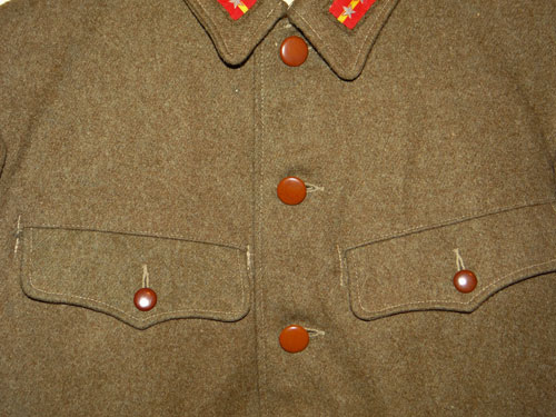 Japanese WW II Army Wool Winter Tunic