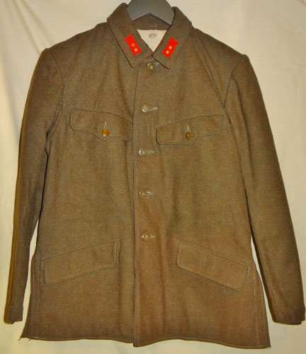 Japanese WW II Army Wool Winter Tunic