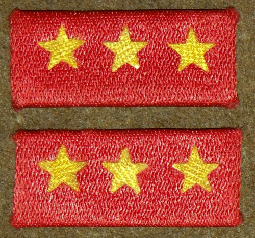 WW II Japanese Army Superior Private Collar Tabs