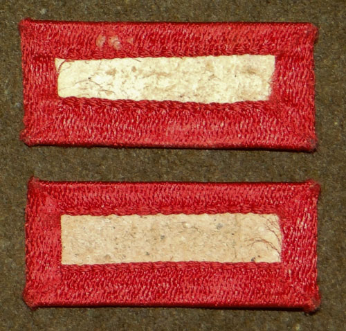 WW II Japanese Army Superior Private Collar Tabs