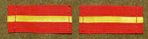 WW II Japanese Army Lance Corporal Collar Tabs