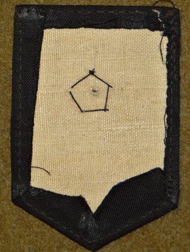 Japanese Navy WW II "Leading Seaman" 2nd Class Cloth Sleeve Rank