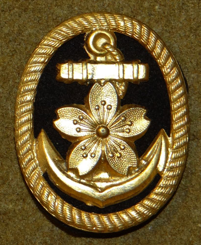 Japanese Navy Petty Officer Visor Hat Insignia