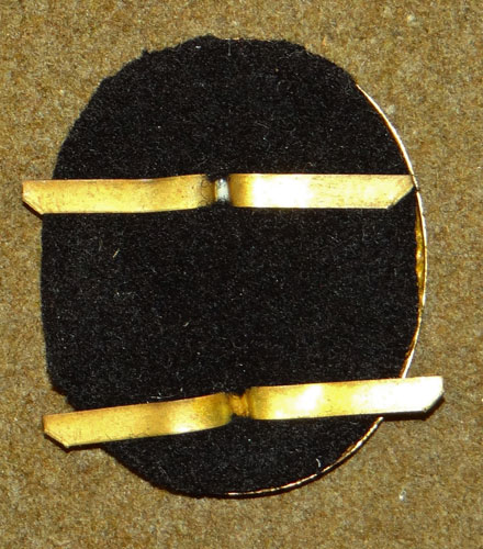 Japanese Navy WW II Visor Hat Insignia