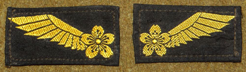 Japanese Navy WW II "Flying Cadet" Collar Tabs