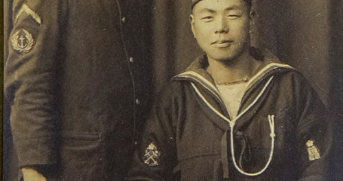 Copy of Japanese Navy WW II Sailor’s Photo