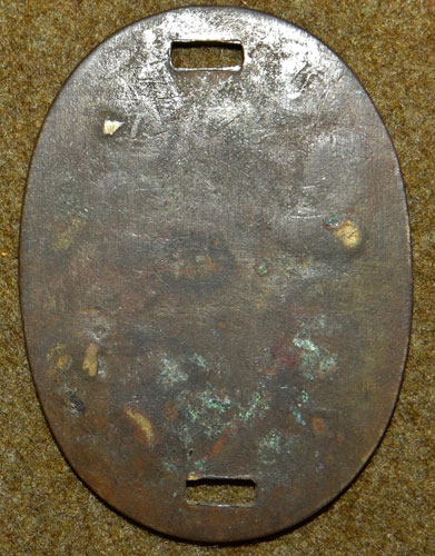 WW II Japanese I.D. Dog Tag