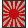 Japanese WW II Silk Rising Sun Flag