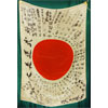 WW II Japanese Signed Silk Good Luck Flag