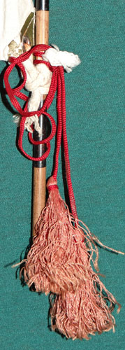 Japanese Parade Type Flag on Bamboo Pole