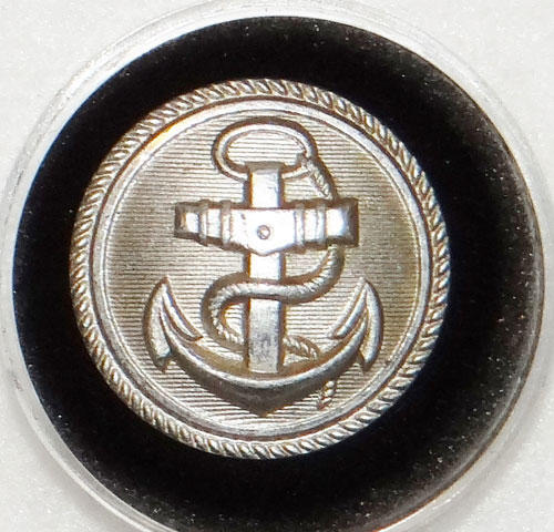 Kriegsmarine Administrative Officials Silver Tunic Button