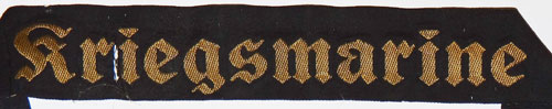 Kriegsmarine Sailors Cap Talley