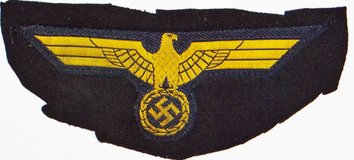 "CUT OFF" Kriegsmarine NCO/EM Breast Eagle