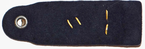 Kriegsmarine "Fregattenkapitan" Shoulder Board Assigned to Naval Station "Ostsee"