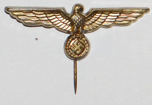 Kriegsmarine Sailors Gold Metal Cap Eagle