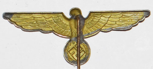 Kriegsmarine Sailors Gold Metal Cap Eagle