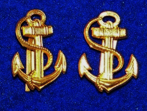 Kriegsmarine Bootsmannsmaat Career Shoulder Board Insignia