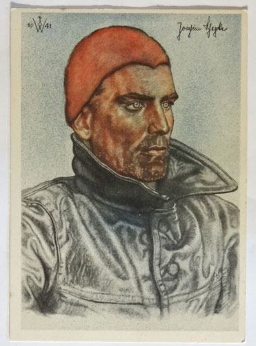 Wolfgang Willrich Post Card of Kapitanleutnant "Schepke"