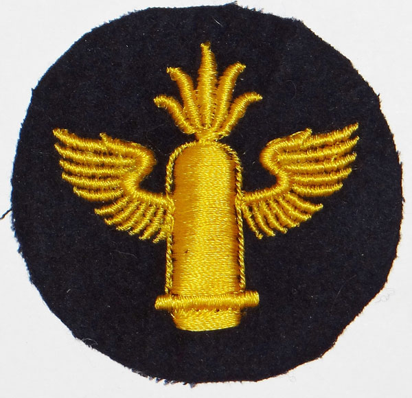 Kriegsmarine Enlisted Naval Artillery Career Sleeve Insignia