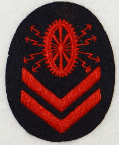 Kriegsmarine Electric Technics Grade II Specialist Sleeve Insignia