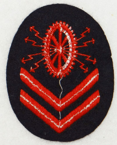 Kriegsmarine Electric Technics Grade II Specialist Sleeve Insignia