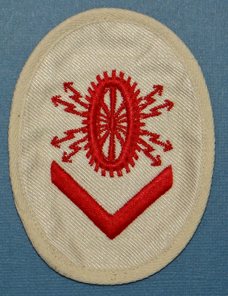 Kriegsmarine Electric Technics Grade III Specialist Sleeve Insignia