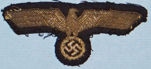 Kriegsmarine Administrative Officials Bullion Wire Breast Eagle