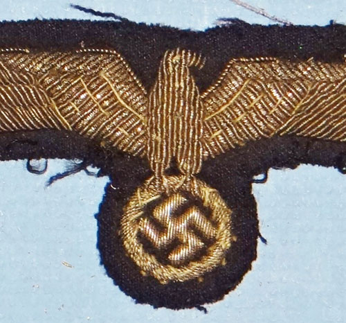 Kriegsmarine Administrative Officials Bullion Wire Breast Eagle