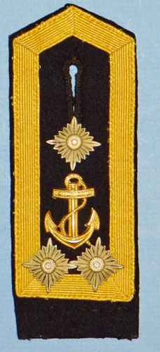 Kriegsmarine Boatswain Career Stabsoberfeldwebel Shoulder Board