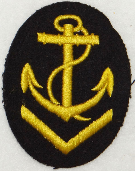 Kriegsmarine NCO Boatswain’s Career Sleeve Insignia