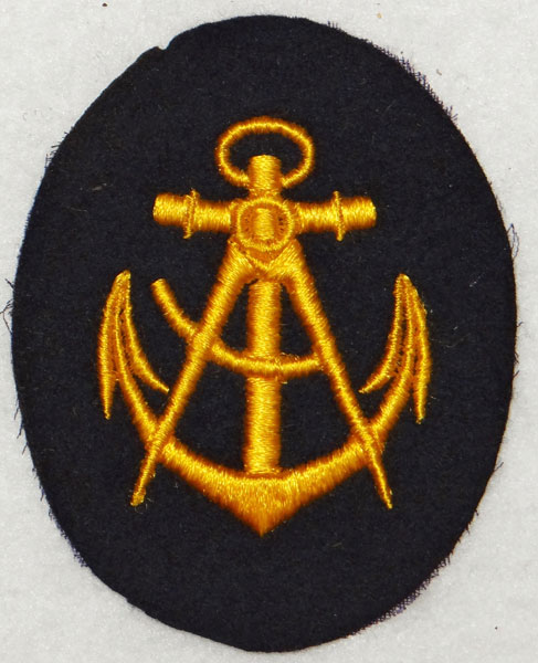 Kriegsmarine NCO Carpenter Career Sleeve Insignia