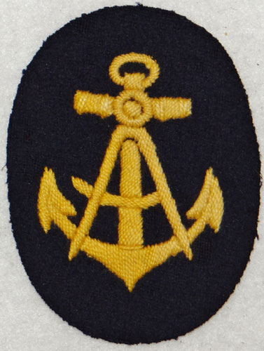 Kriegsmarine NCO Carpenter Career Sleeve Insignia