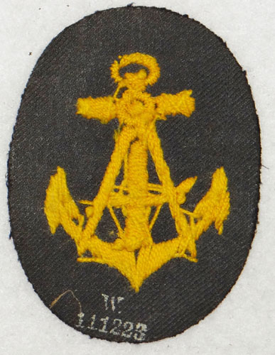 Kriegsmarine NCO Carpenter Career Sleeve Insignia