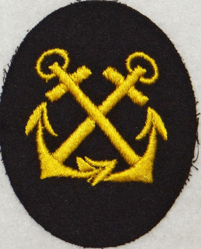 Kriegsmarine NCO Helmsman/Coxswain Career Sleeve Insignia