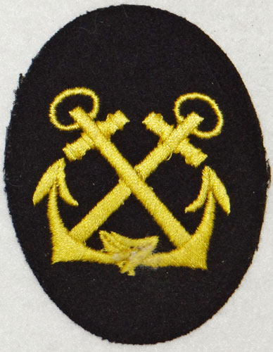 Kriegsmarine NCO Helmsman/Coxswain Career Sleeve Insignia