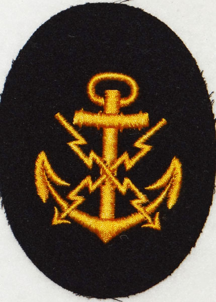 Kreigsmarine NCO Teletypist Career Sleeve Insignia