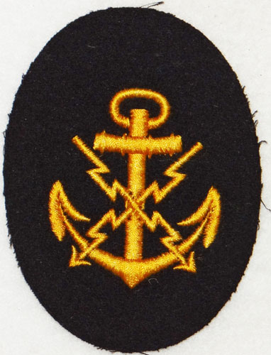 Kreigsmarine NCO Teletypist Career Sleeve Insignia