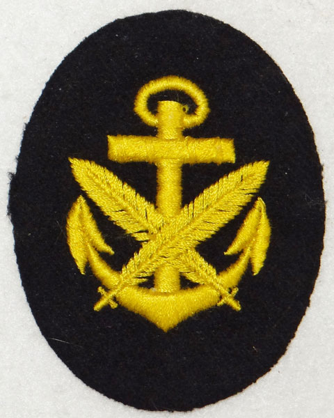 Kriegsmarine NCO Clerical Career Sleeve Insignia