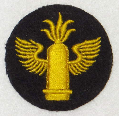 Kriegsmarine Enlisted Naval Artillery Career Sleeve Insignia