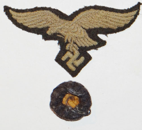 Luftwaffe Cloth Field Cap Insignia SET