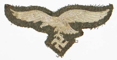 Grey Green Backed Luftwaffe Breast Eagle