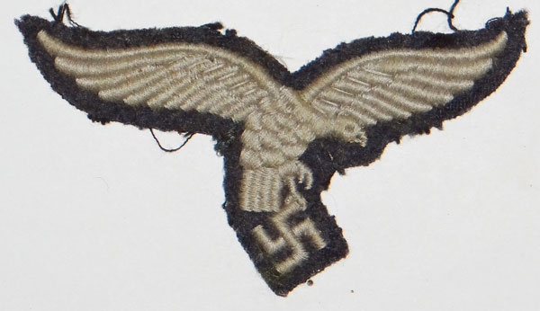 Early 1st Pattern Drop Tail Luftwaffe NCO/EM Breast Eagle