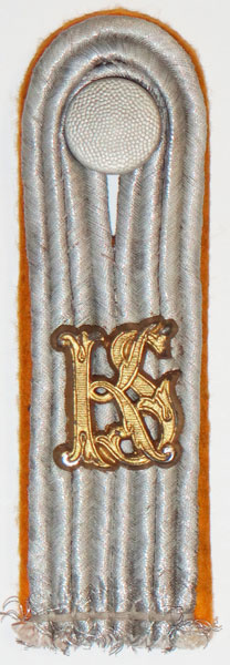 Luftwaffe Leutnant of Flight Shoulder Board with "KS" Insignia for "Air War School"