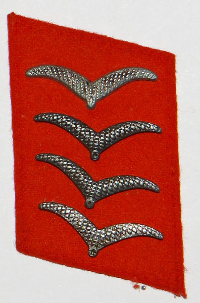 Luftwaffe Oberfeldwebel & Stabsfeldwebel Flak Troops Collar Tab